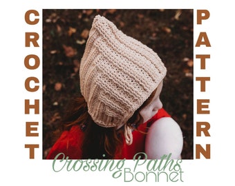 Pixie Bonnet Crochet Pattern, Bonnet Crochet Pattern, Crochet Bonnet Pattern, Pixie Bonnet Pattern, Kids Hat Pattern, Kids Crochet Pattern