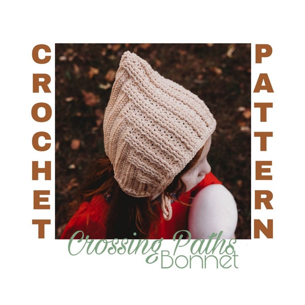 Pixie Bonnet Crochet Pattern, Bonnet Crochet Pattern, Crochet Bonnet Pattern, Pixie Bonnet Pattern, Kids Hat Pattern, Kids Crochet Pattern