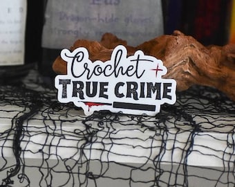Crochet Stickers, laptop decal, craft stickers, water bottle decals, yarn stickers, crochet decals, vinyl stickers, maker stickers