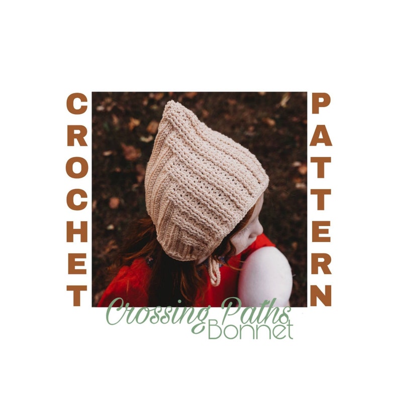 Pixie Bonnet Crochet Pattern, Bonnet Crochet Pattern, Crochet Bonnet Pattern, Pixie Bonnet Pattern, Kids Hat Pattern, Kids Crochet Pattern image 2