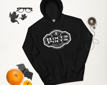 Halloween Yarn Shop Hoodie, Crochet Graphic Sweater