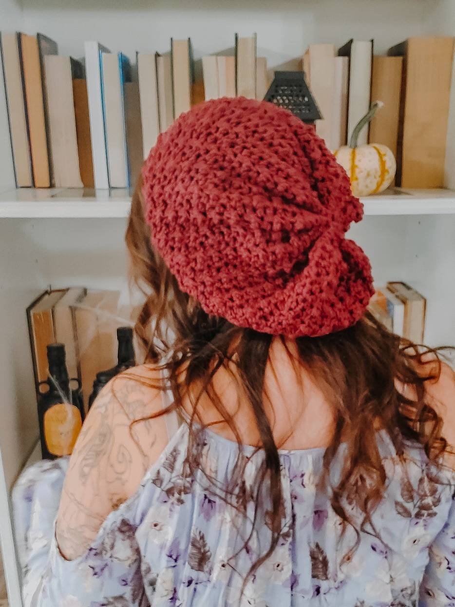 39 Hipster Slouchy Beanie Crochet Patterns for Stylish DIY Hats 13 Crochet Slouchy Beanie Pattern: The Oak Beanie