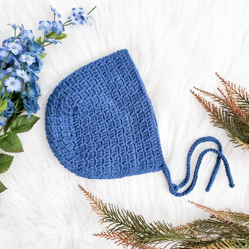 Crochet Bonnet Pattern, Bonnet Crochet Pattern, Crochet Pattern Bonnet ...