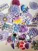 50 pcs CUTE Purple Stickers Pack, for Hydroflask, Laptop, Planner, Skateboard,Vsco,FREE SHIPPING 