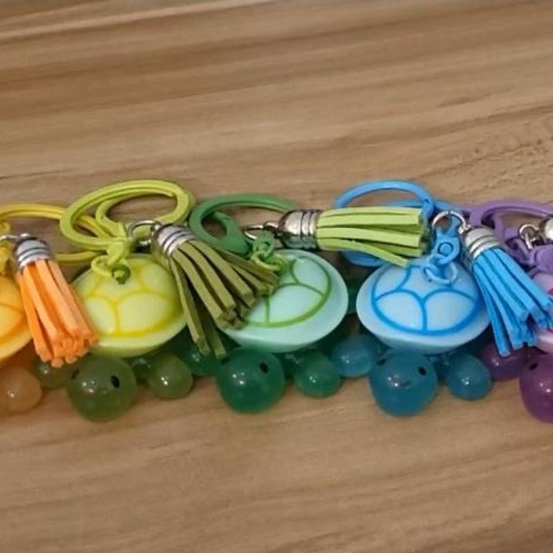 Turtle Keyring - Etsy