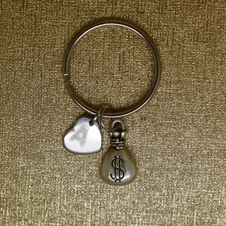Money Bag Keychain Good Luck Keychain Fortune Success Etsy