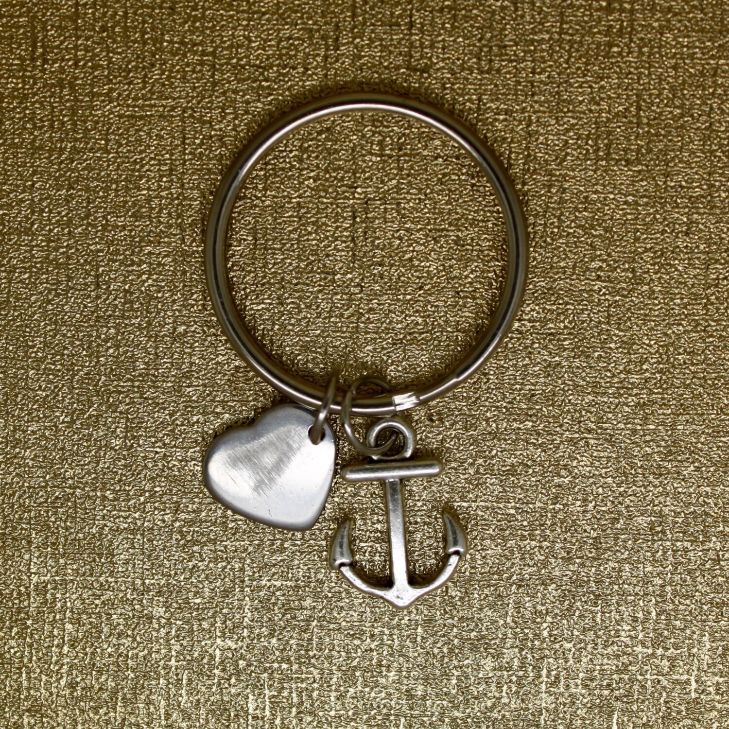 Anchor Keychain Sheet Anchor Keychain Marine Charm Naval Etsy India