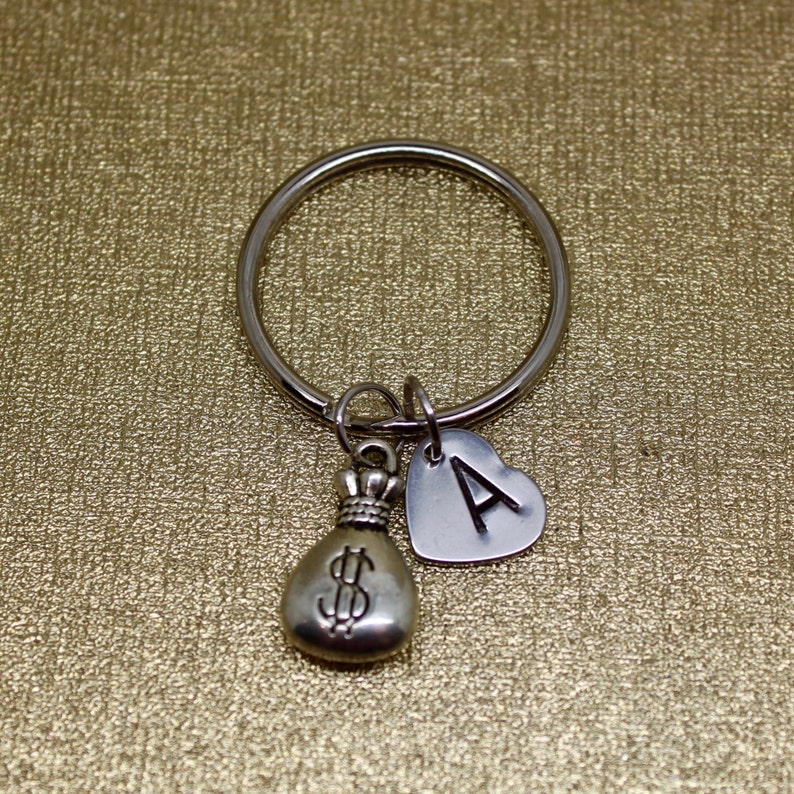 Money Bag Keychain Good Luck Keychain Fortune Success Etsy