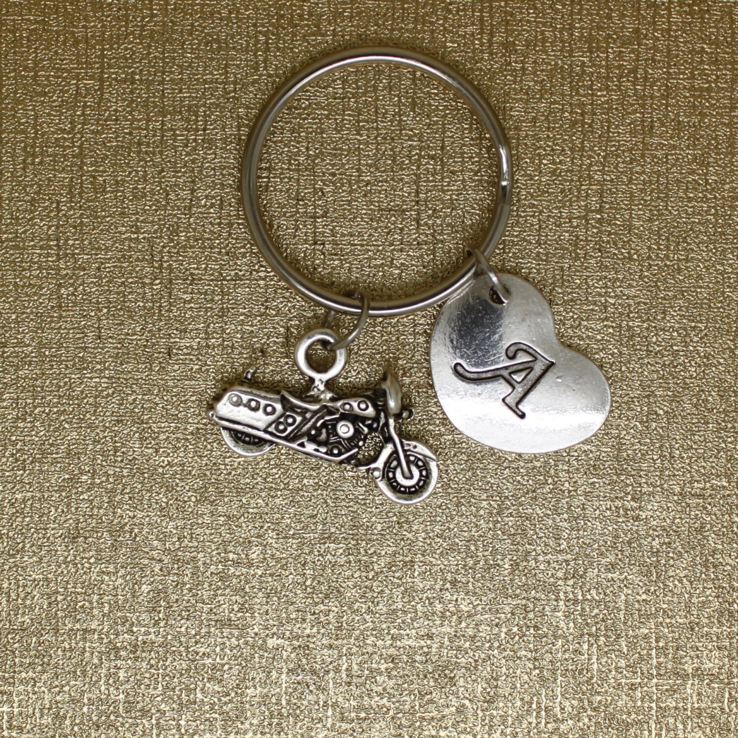 Motorcycle Keychain Motorbike Keychain Motorcycle Charm Etsy