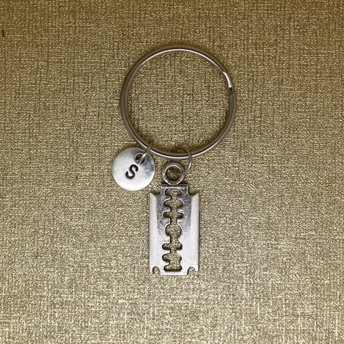 Razor Blade Keychain Razor Blade Keychain. Etsy