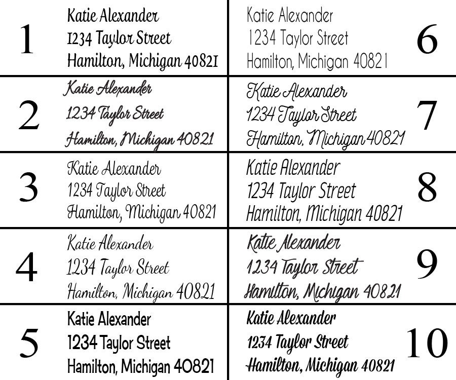 Wedding Rings Return Address Labels Personalized Wedding Etsy