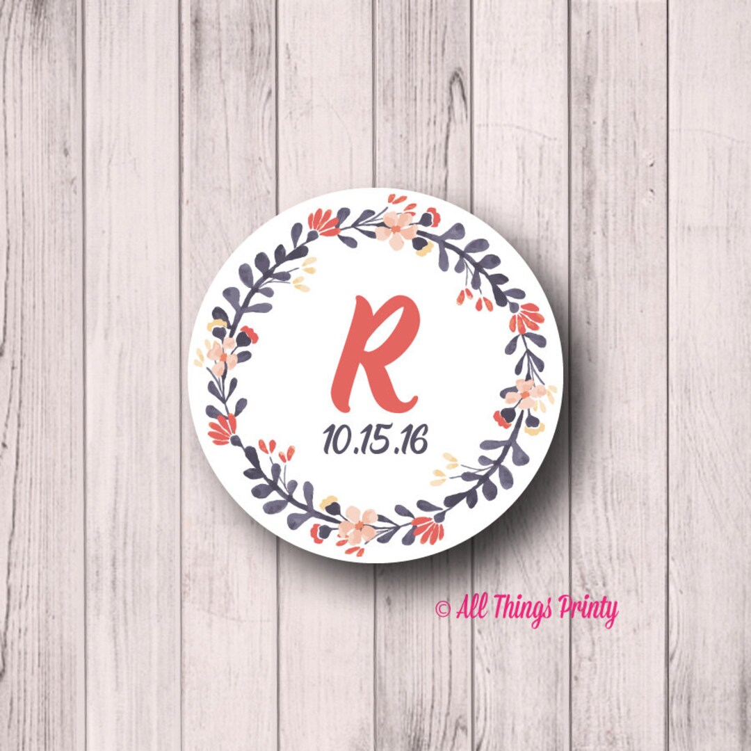 Wedding Favor Custom Stickers, Round Wedding Stickers, Wedding Invitation  Sticker Sheets, Customized Labels for Wedding, Circle Stickers 