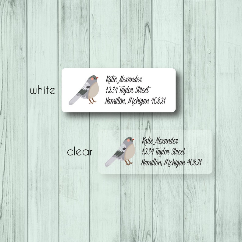 Bird Address Labels Custom Return Address Mailing Labels Etsy Denmark