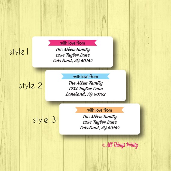 blank labels 30 Custom Love Heart Tree Personalized Address Labels Business & Industrial