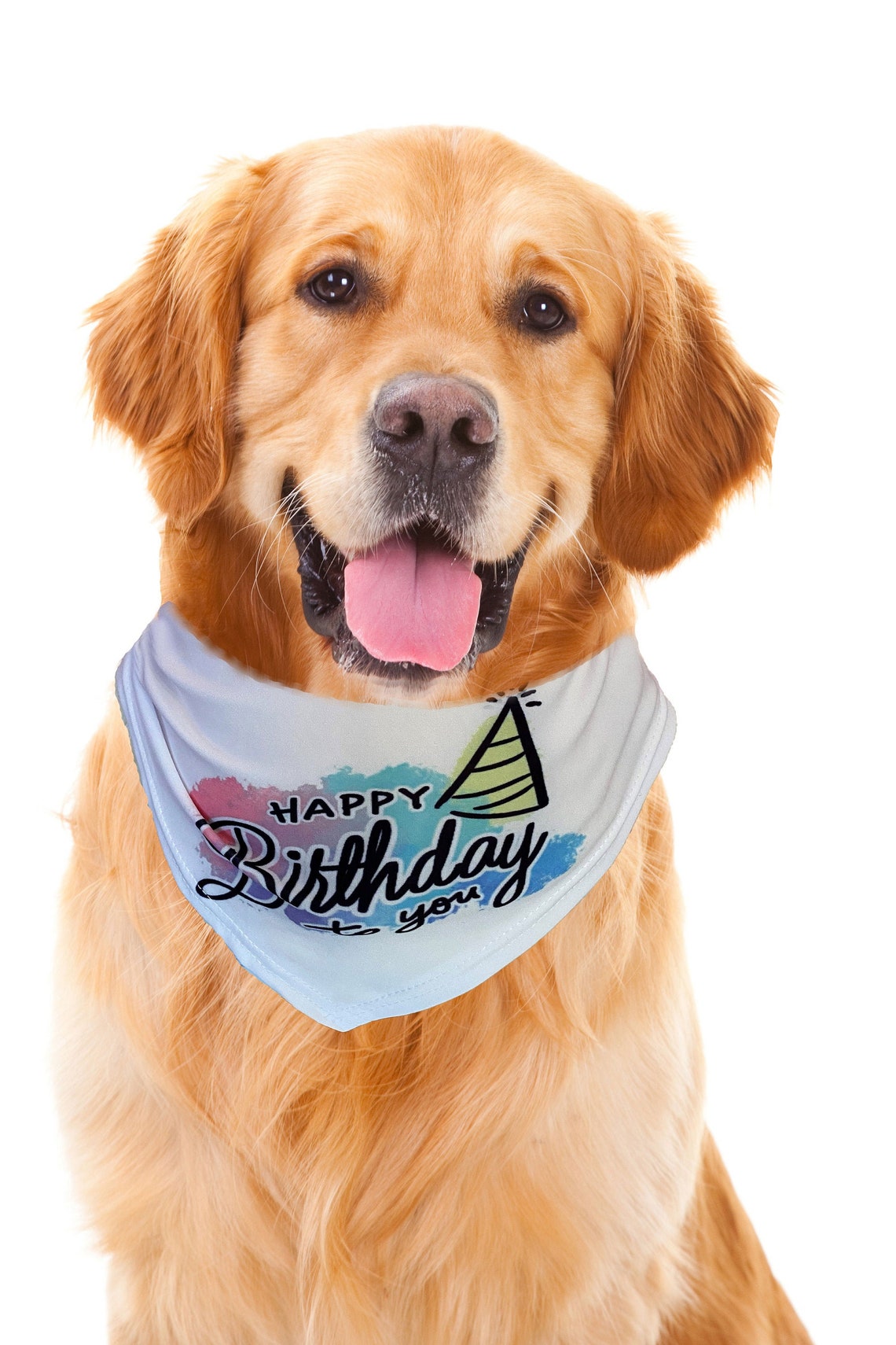 Happy Birthday Bark Day Dog Bandana Etsy