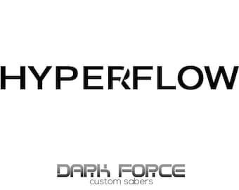 Fuente de sonido de sable de luz de suave ala personalizada Hyperflow para CFX y Proffieboard