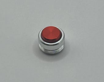 Actuador de interruptor de resorte con botón rojo de 12 mm