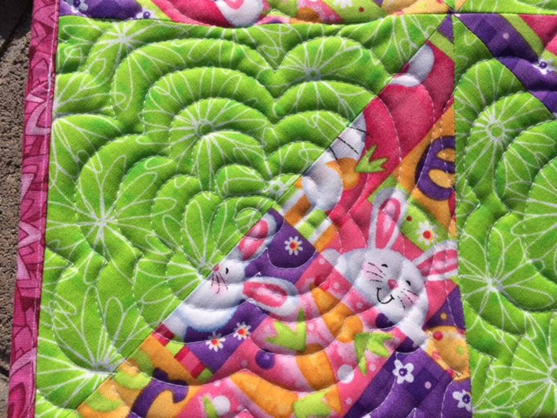 Easter Quilted Square Placemats in Sets of 4 Easter or Etsy