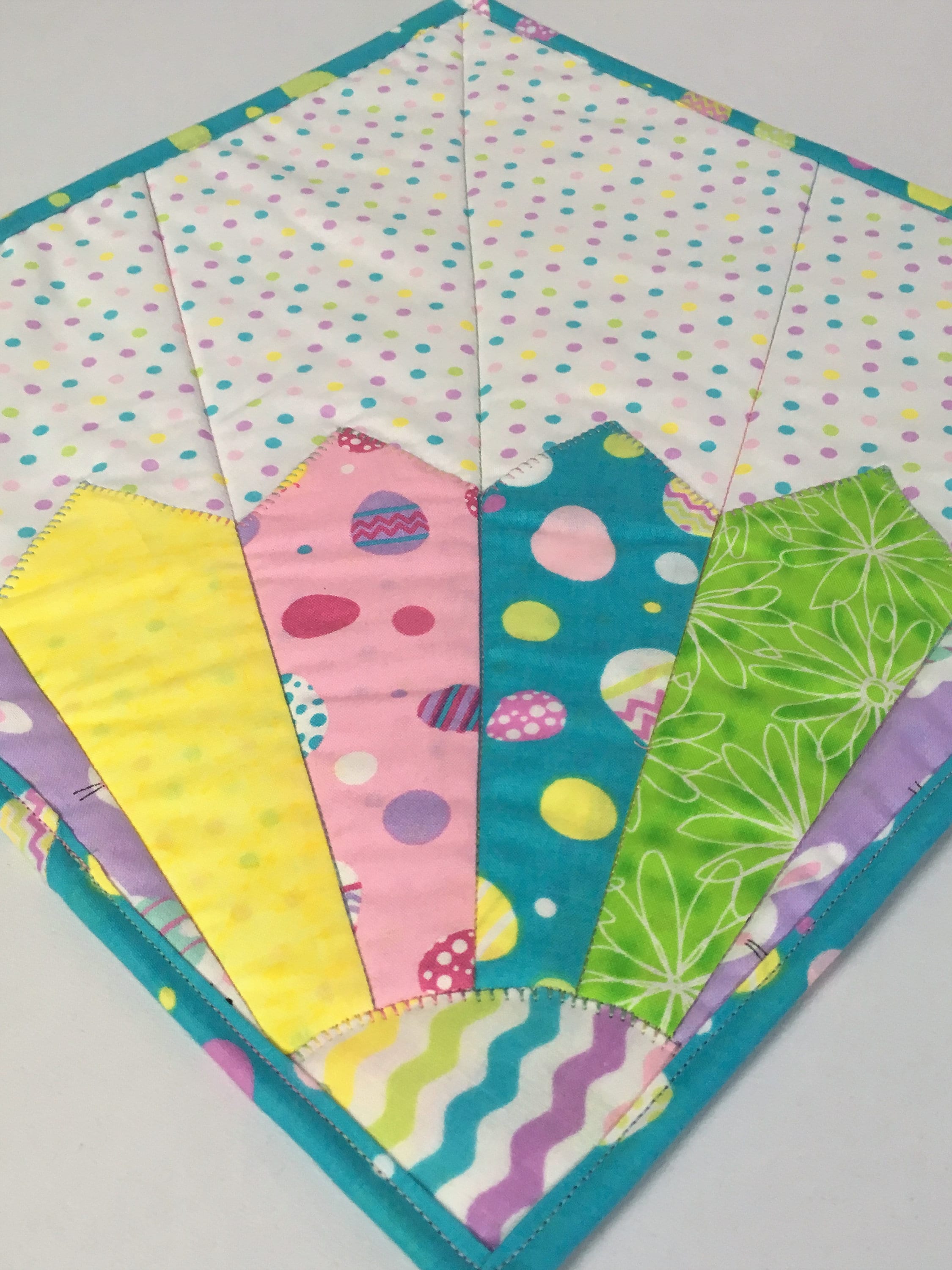 Easter Quilted Placemats Set of 4 Spring and Easter Quilted Etsy