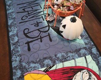 Nightmare Before Christmas Table Runner Jack Skellington Birthday Party Decorations Halloween Sugar Dining Room Home Kitchen Decor White E925fa0b 179f 46b5 A21d 38906ac016d9.49ee1bfc3755e2f543b777a9d4ed667c