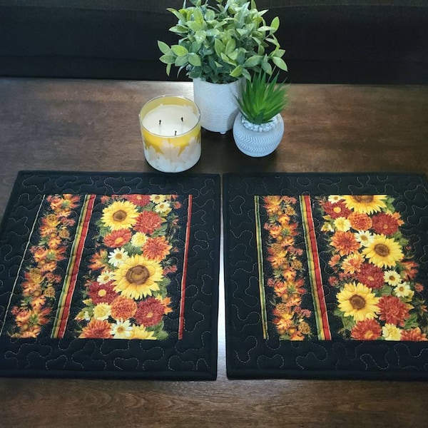 Sunflower Quilted Etsy