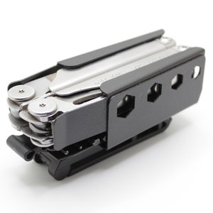 Leatherman wave bit kit sheath - Adjustable belt size - Rotatable belt clip - Made in USA - by RAE GEAR