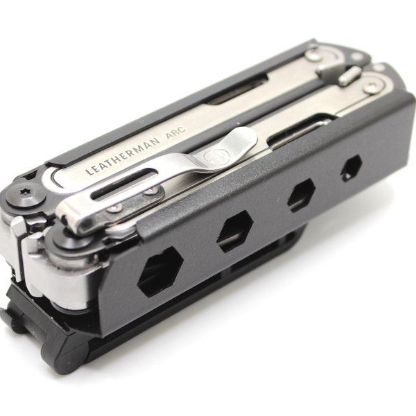 leatherman ARC sheath - adjustable belt size - rotatable belt clip - made in USA- by RAE Gear