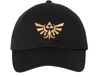 Zelda Triforce embroidered Hat fan gift adjustable dad hats