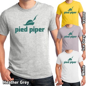 New Pied Piper Hat Logo T-shirt Silicon Valley Men's (S-4XL) T-shirts and Ladies Slim-Fit (S-2XL) T-shirts