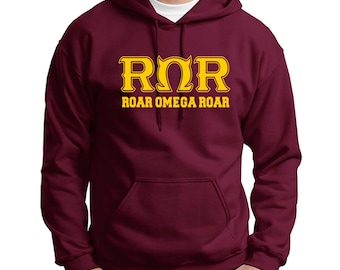 Gebrul Omega RΩR Hoodie Monsters Universiteit Halloween kostuum Sweatshirt Mens Kids maten