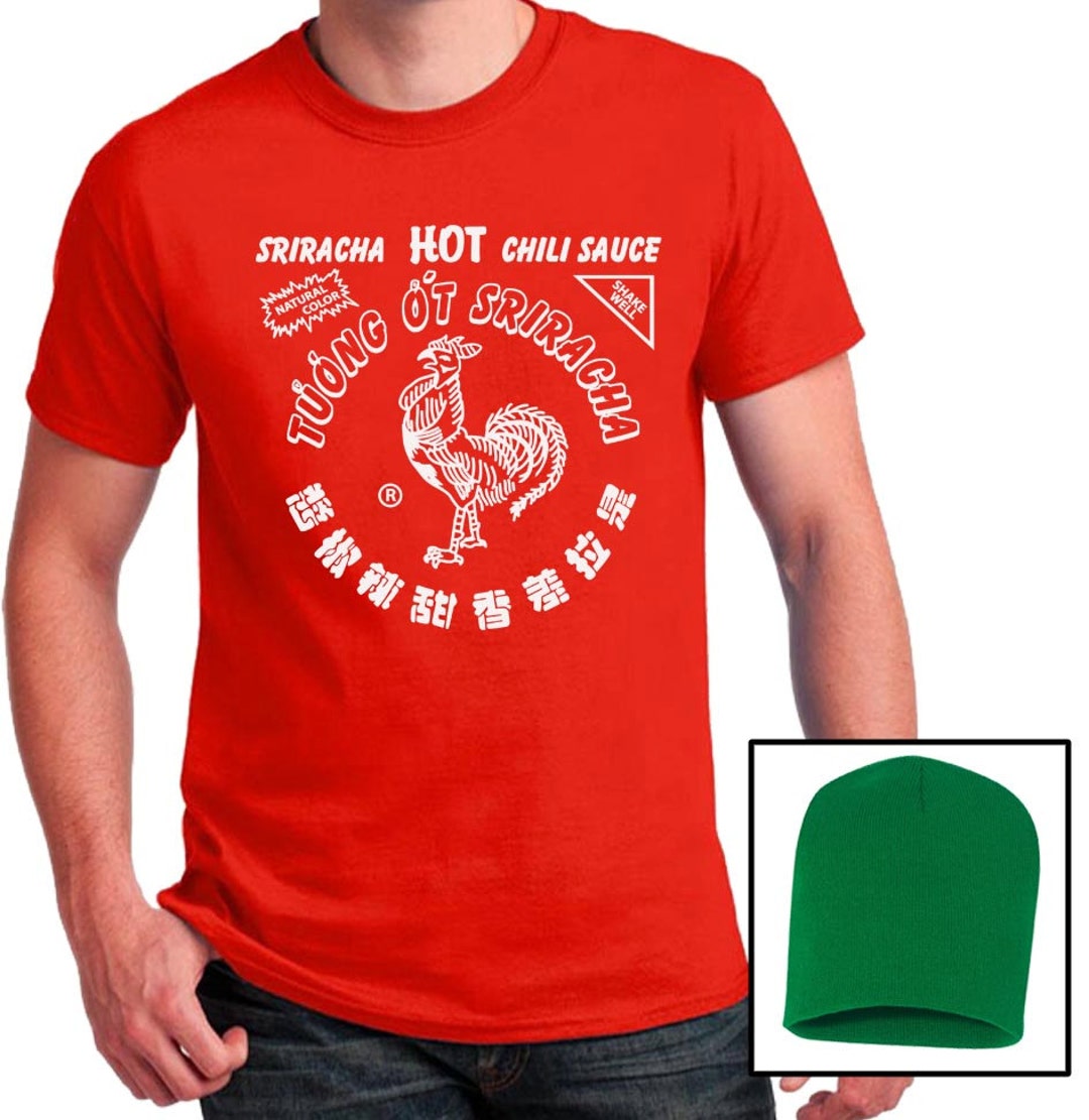 Sriracha Hot Chili Sauce Men's, Ladies' & Youth Costume T-shirt With ...