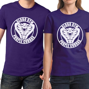 Globo Gym Purple Cobras T-shirt Dodgeball Funny Gym T-shirt Men&#39;s & Women&#39;s Cosplay costume t-shirt