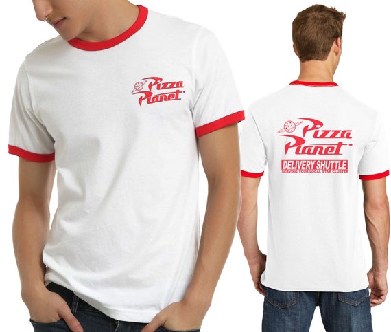Pizza Planet Disney Toy Story Ringer T shirt Halloween Costume