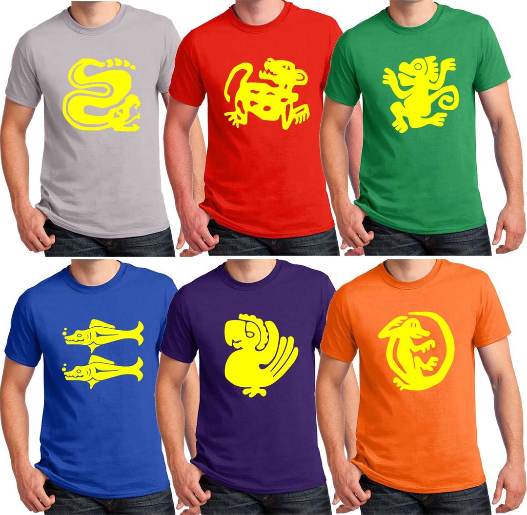 Hidden Temple Team T-shirt group Halloween Costume Men's, Women's, Youth, Toddler,Baby Fam
