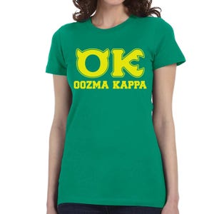 Oozma Kappa OK T-shirt Monsters University Halloween costume cosplay Shirts Mens Ladies Kids sizes