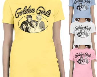 The Golden Girls T-shirt 80s Comedy Show Ladies Slim-Fit S-2XL T-shirts