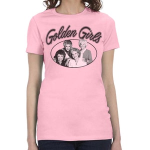 The Golden Girls T-shirt 80s Comedy Show Unisex Men&#39;s T-shirts and Ladies Jr Slim-Fit shirts