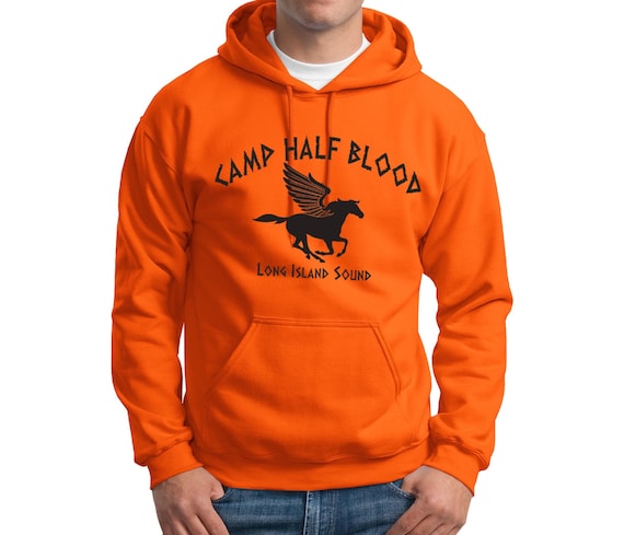 Camp Half blood Long Island Sound Orange T shirt Percy Jackson Womens sizes