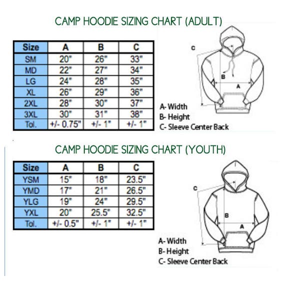 Kappa hoodie sizing hotsell