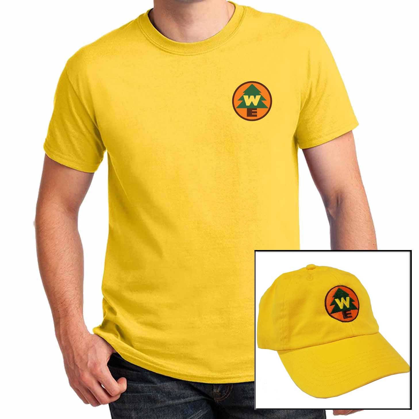 Wilderness Explorer Logo T-shirt and WE Yellow Hat Men's - Etsy