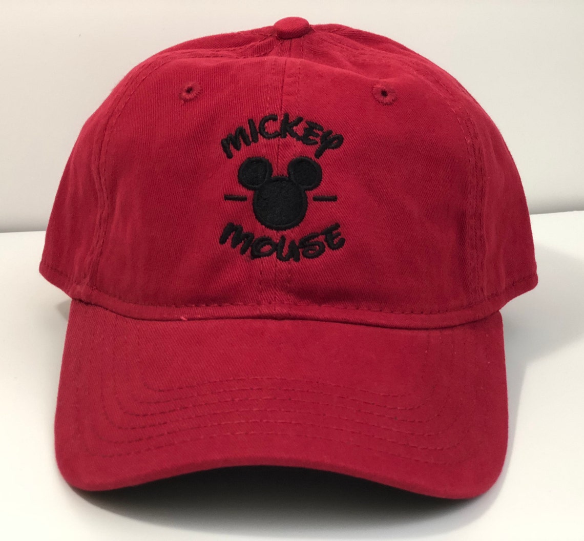 Mickey Mouse Ears Embroidered Hat Disney Magic Fan Adjustable - Etsy