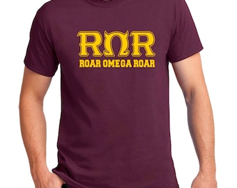 Roar Omega RΩR T-shirt Monsters University Halloween costume cosplay Shirts Mens Kids sizes