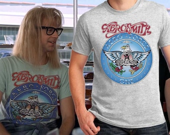 Garth Algar Aerosmith Cosplay T-shirt 