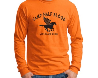 Camp Half Blood Percy Jackson Demigods Long Sleeve unisex adult size Shirts