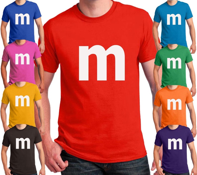 M print T-shirt Halloween Costume Cosplay candy T-shirts Available in Men's Youth Kids & Baby sizes image 1