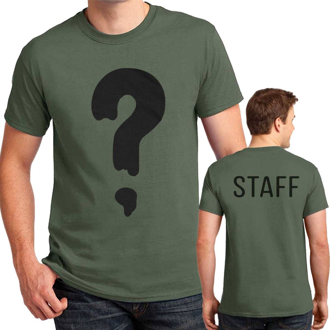 Soos Ramirez Question Mark Tshirt Gravity Falls Halloween Costume Mens