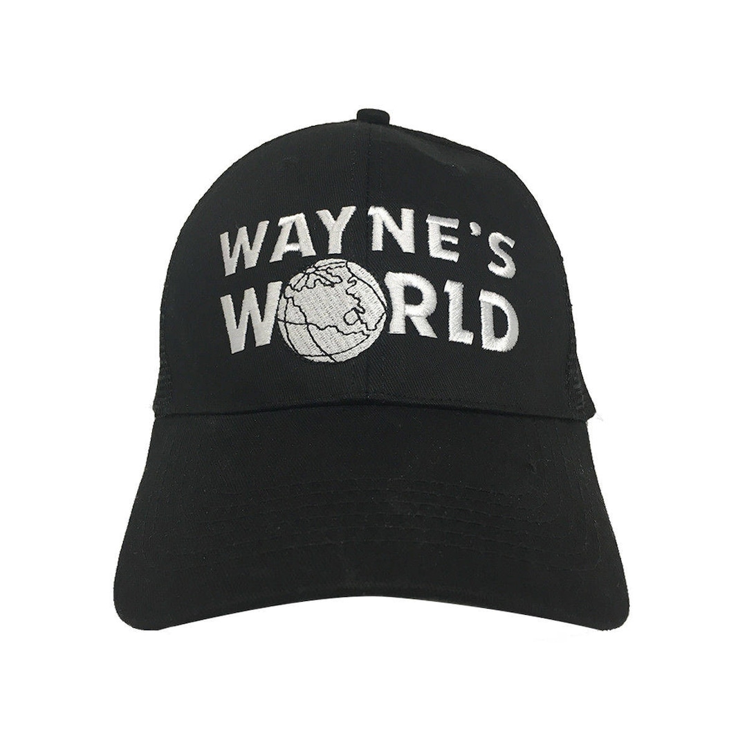 Wayne's World Logo Hat Wayne Campbell Garth Shwing Cosplay Quality — free download