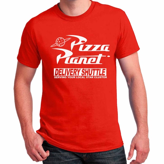 red pizza planet shirt