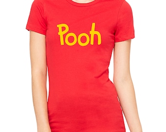 Pooh printed T-shirt Men's, Women's, Youth, Toddler and Baby Bodysuit Creeper Halloween Cosplay shirts