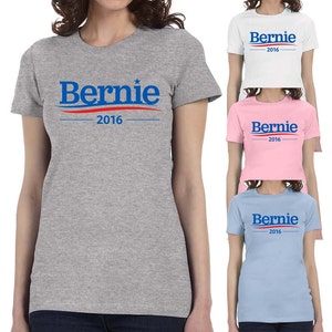 Bernie Sanders 2016 Presidential Campaign Vote for Sanders Ladies Slim-Fit and Unisex T-shirts